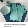 Custom Household Kitchen Gloves Pets Grooming Floor Silicone Cleaning gloves Manufactory